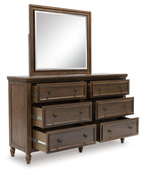 Sturlayne - Dresser And Mirror - Brown