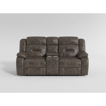Madrona Hill - Double Reclining Loveseat With Center Console