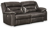 Furniture City - MS - Ashley Furniture - Kincord Sectional - 2-Piece Power Reclining Sectional Loveseat / Midnight - 13104S7