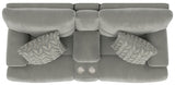 Renaldo - Power Console Loveseat With Zero Gravity Recline - Stone