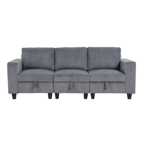 Walterboro - Sofa With Storage, Storage Pouches And Charging Ports