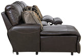 Como - 3 Piece Italian Leather Match Reclining Sectional