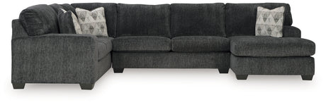 Furniture City - MS - Ashley Furniture - Hollyview Sectional - LAF 3-Piece Sectional with Chaise / Shadow - 15205S1