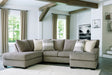 Furniture City - MS - Ashley Furniture - Creswell Sectional - LAF 2-Piece Sectional with Chaise / Stone - 15305S1