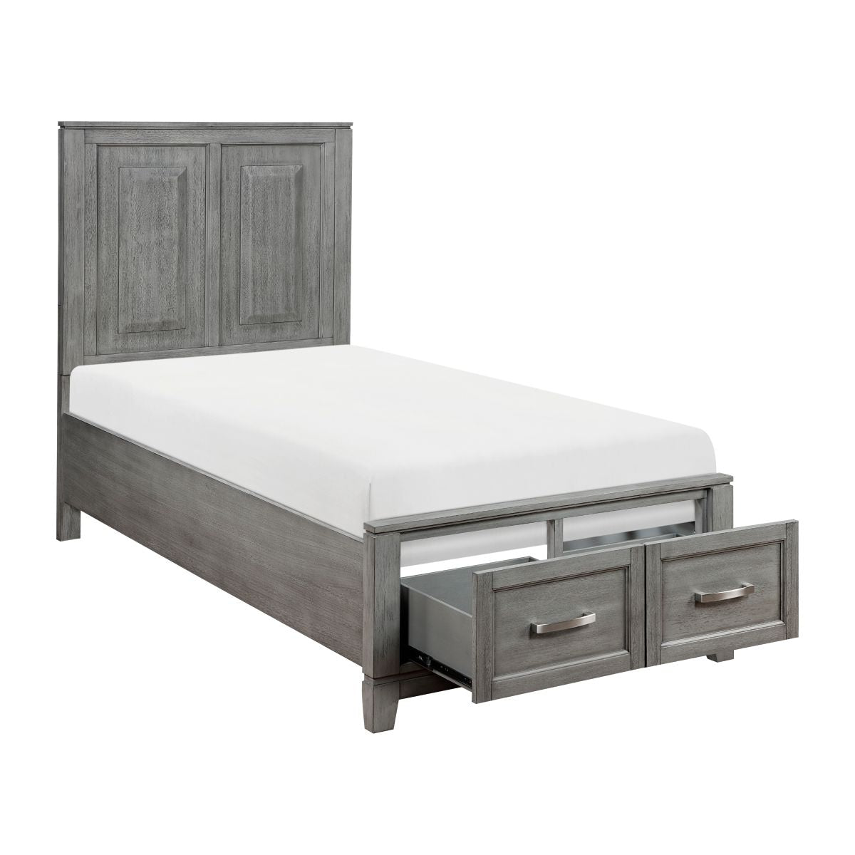 Garretson - Platform Bed With Footboard Storage