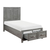 Garretson - Platform Bed With Footboard Storage