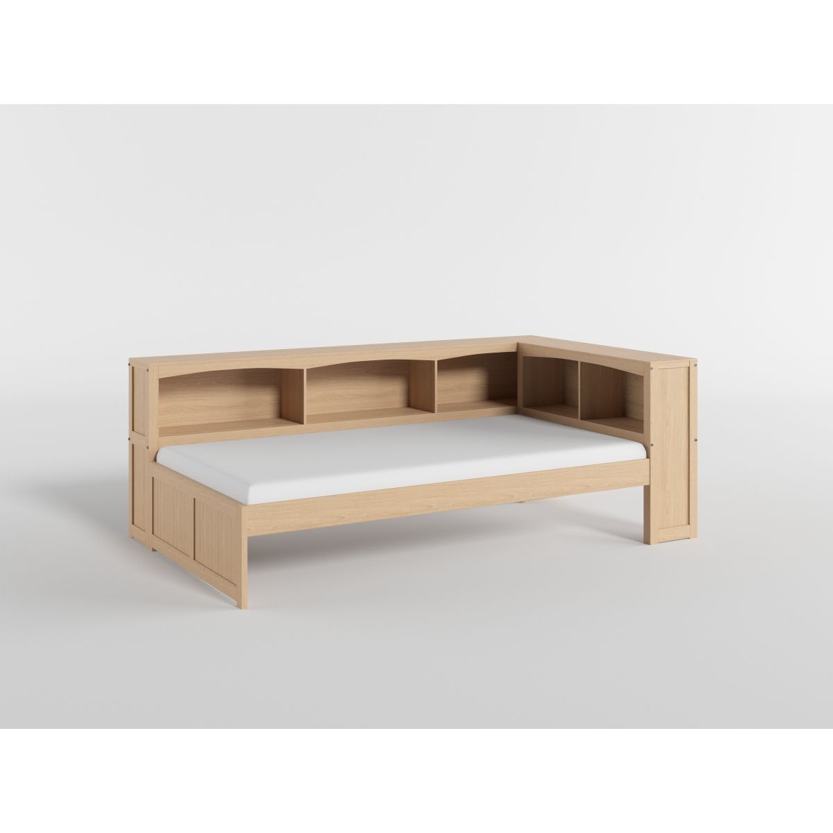 Bartly - Bookcase Corner Bed