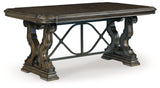 Maylee - Dining Extension Table - Dark Brown