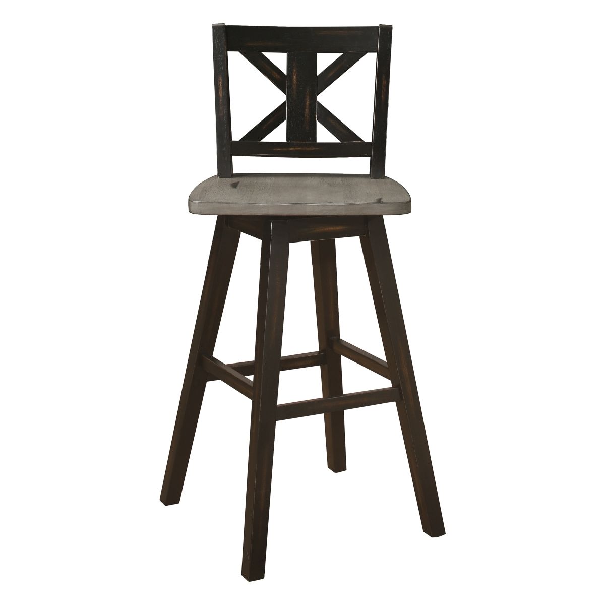 Amsonia - 29" Swivel X-Back Pub Height Chair (Set of 2)