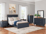 Landocken - Four Drawer Chest - Brown / Blue