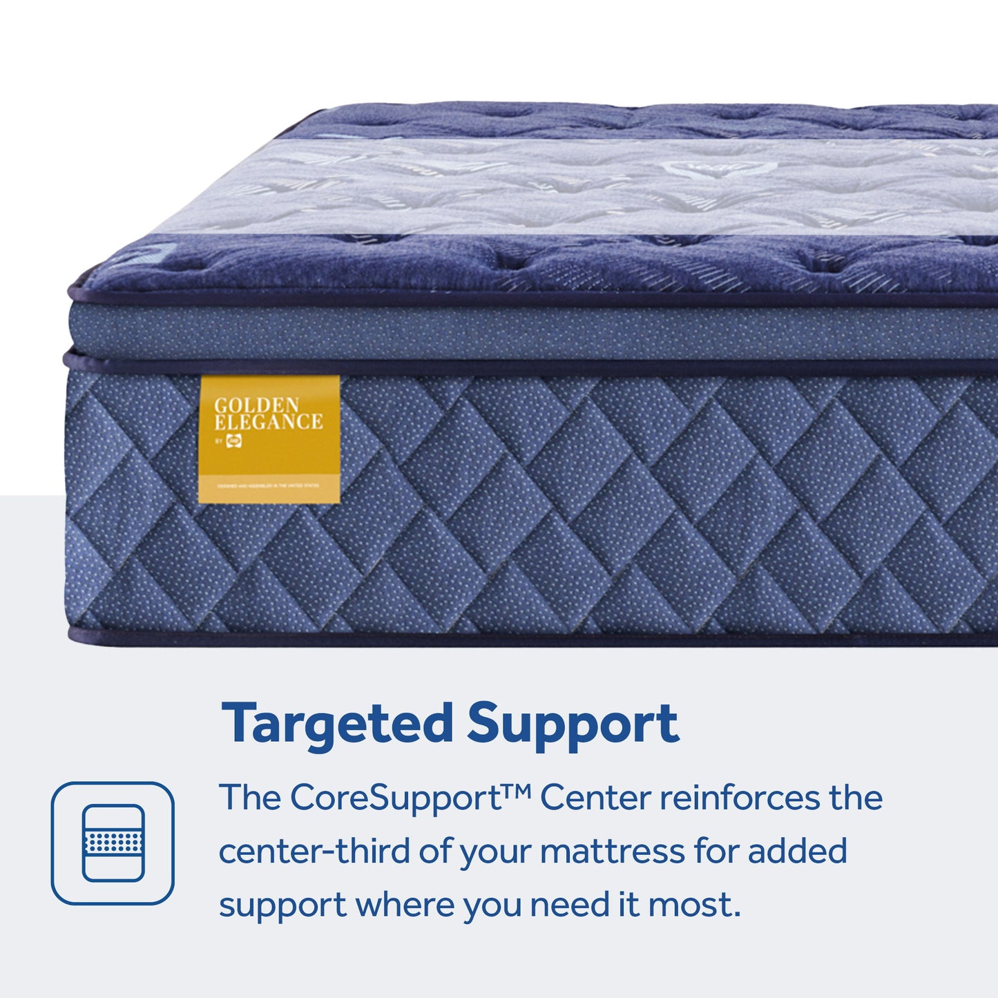 Golden Elegance - Forsyth Park Soft Euro Pillow Top Mattress