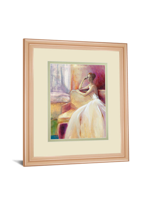 Getting Ready IIl By Sutton - Framed Print Wall Art - Beige