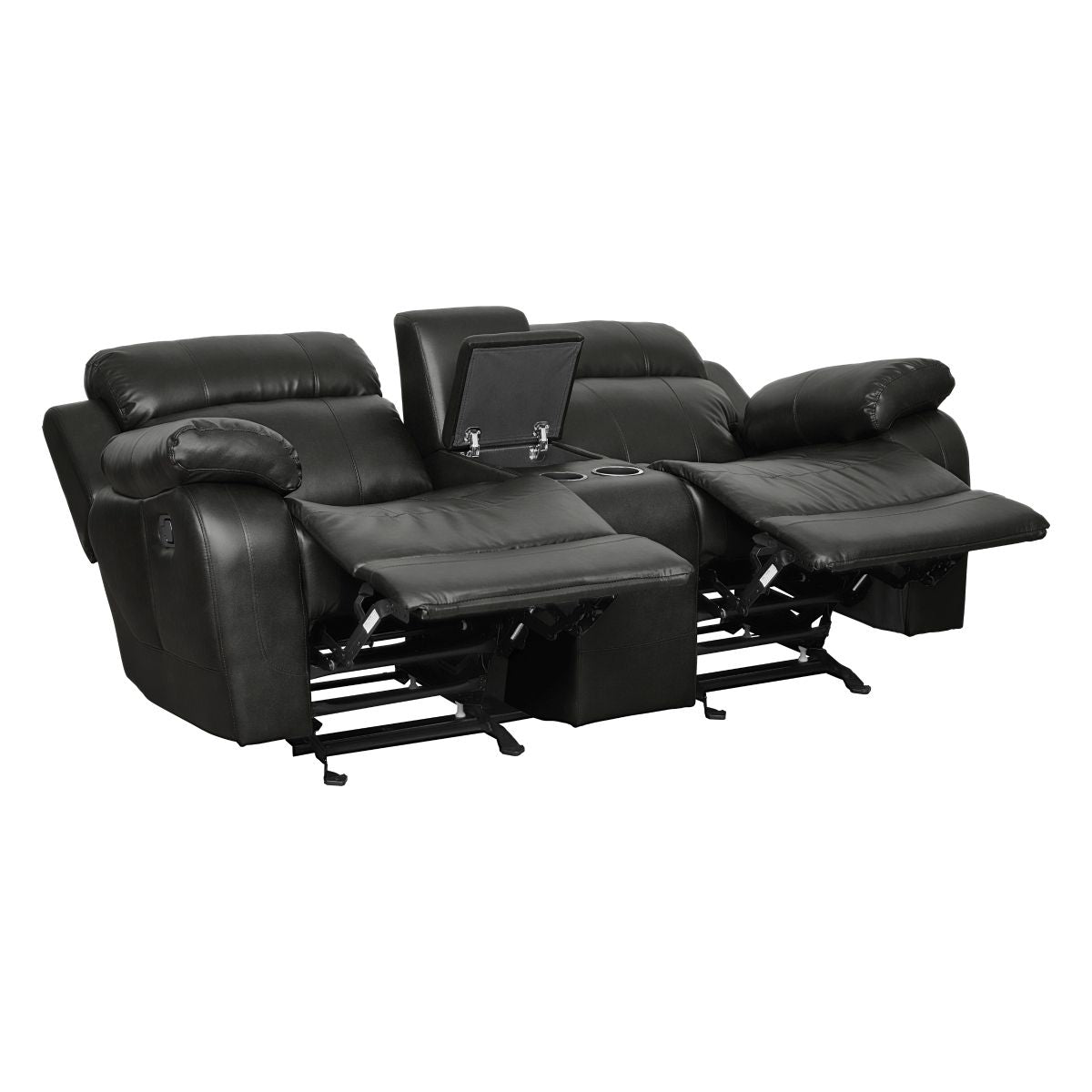 Marille - Double Glider Reclining Loveseat With Center Console