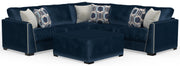 Jetson - Sectional With Comfort Coil Seat Cushions, Included Accent Pillows & Cocktail Ottoman