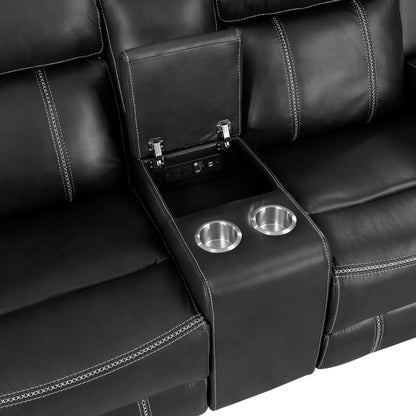 Littleton - Double Reclining Loveseat With Center Console
