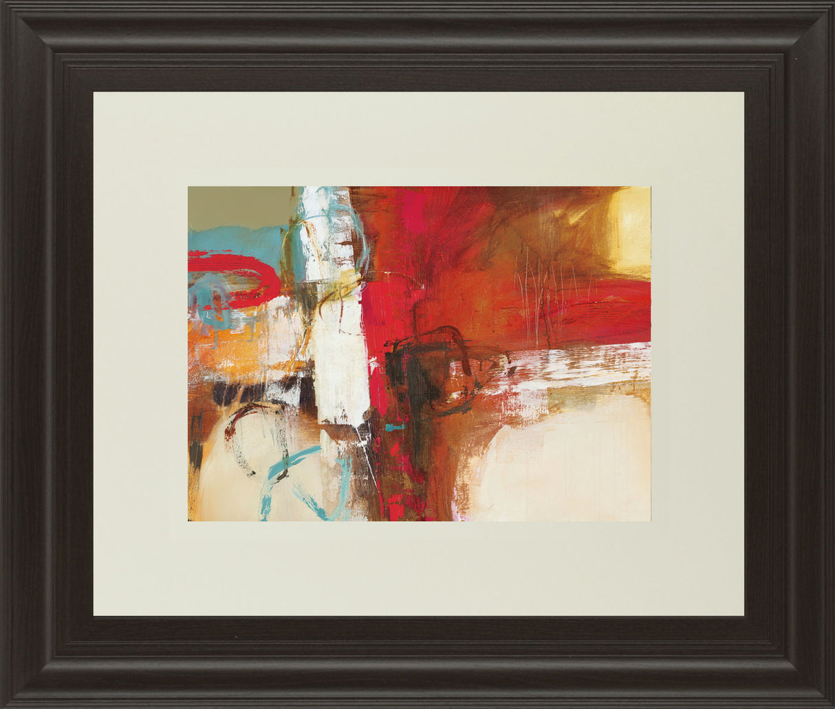 Woven By Natasha Barnes - Framed Print Wall Art - Beige