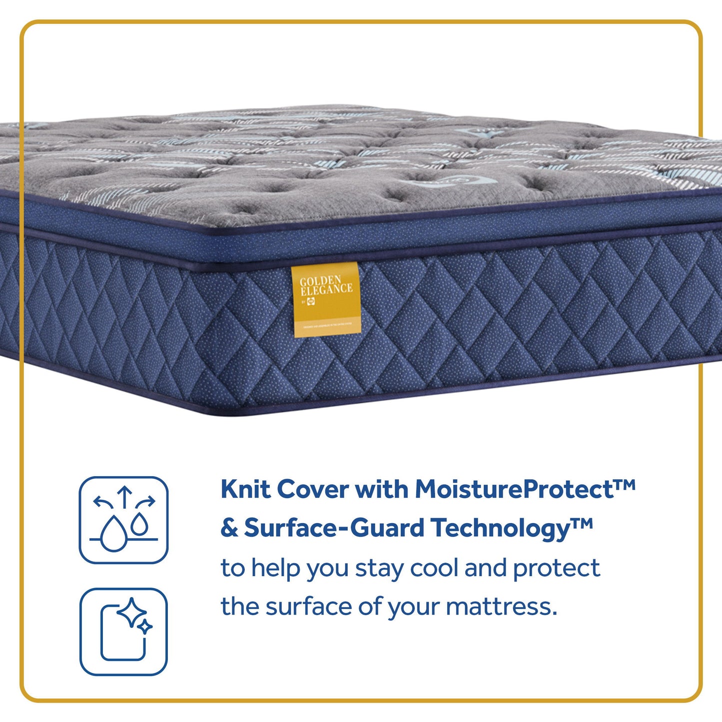 Golden Elegance - Royal Park Soft Euro Pillow Top Mattress
