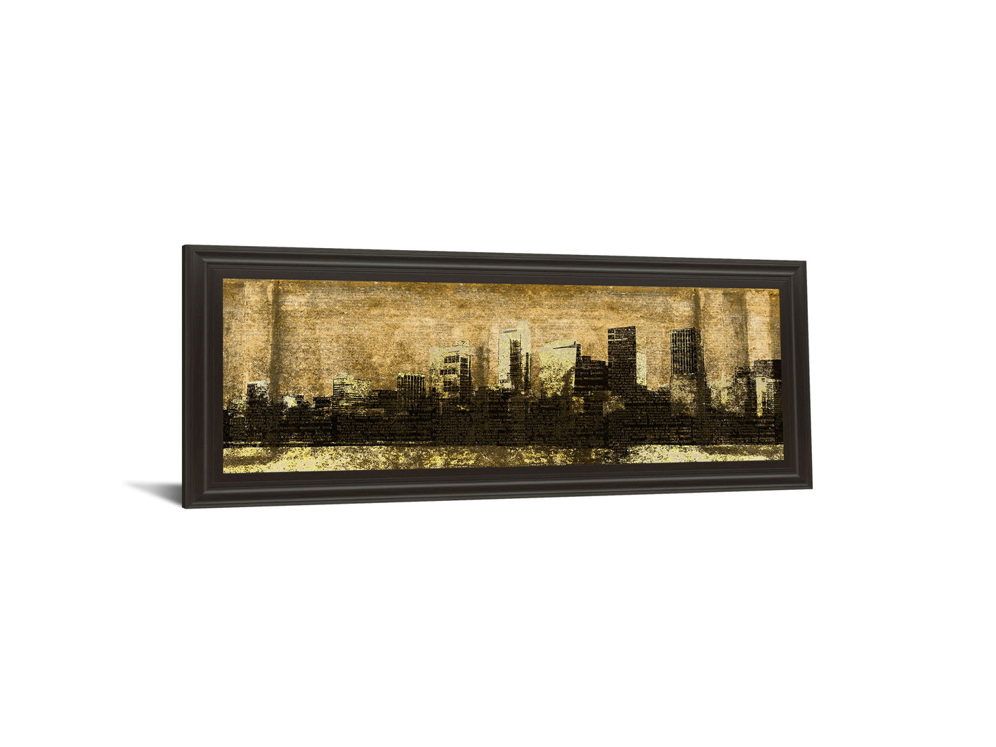 Defined City I By Sd Graphic Studio - Framed Print Wall Art - Beige