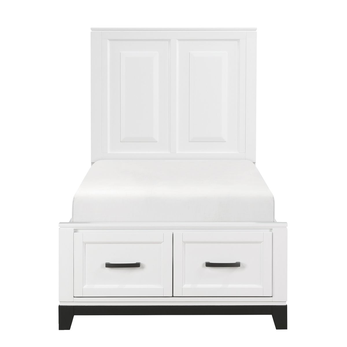 Garretson - Platform Bed With Footboard Storage