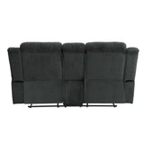 Nutmeg - Double Reclining Loveseat With Center Console