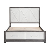 Rowan - Platform Bed With Storage Footboard