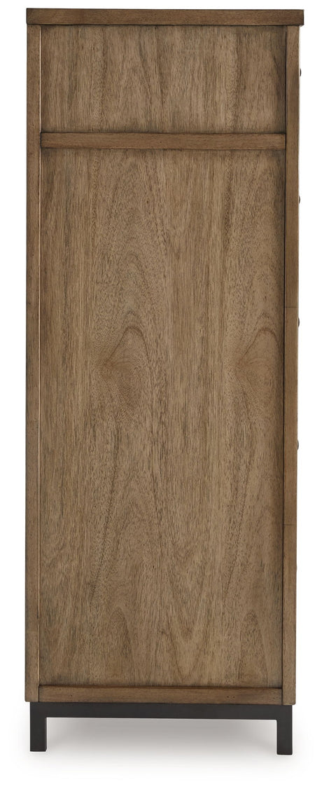 Tomtyn - Five Drawer Chest - Light Brown