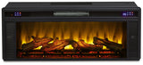 Entertainment Accessories - Fireplace Insert - Rectangular - Black