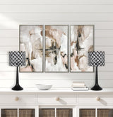 "Crystal Lattice Radiance" Metal And Crystal Table Lamp (Set of 2) - Matt Black / Clear Crystal