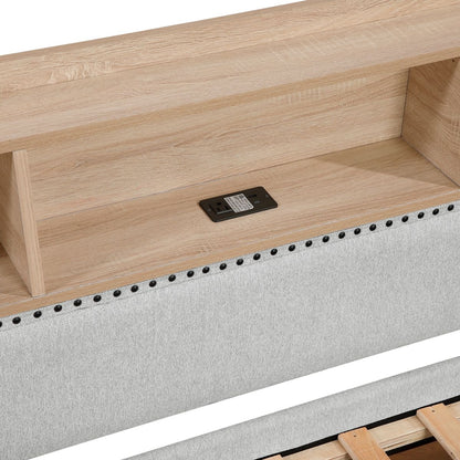 Baxter - Daybed With Trundle - Light Gray