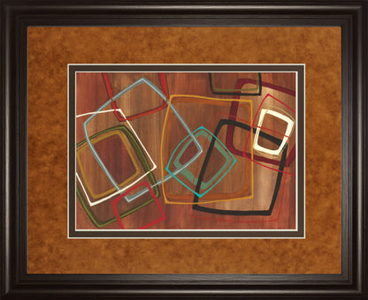 Twenty Tuesday Il By Jeni Lee - Framed Print Wall Art - Light Brown