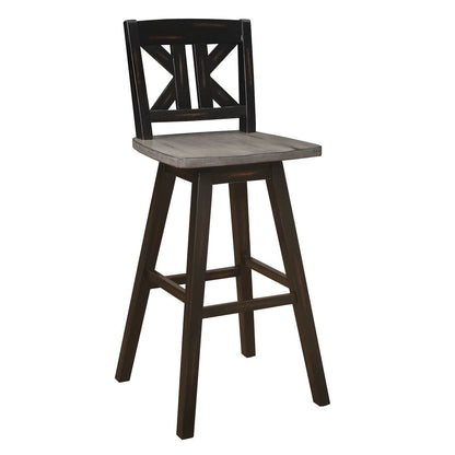 Amsonia - Swivel X-Back Pub Height Chair (Set of 2)
