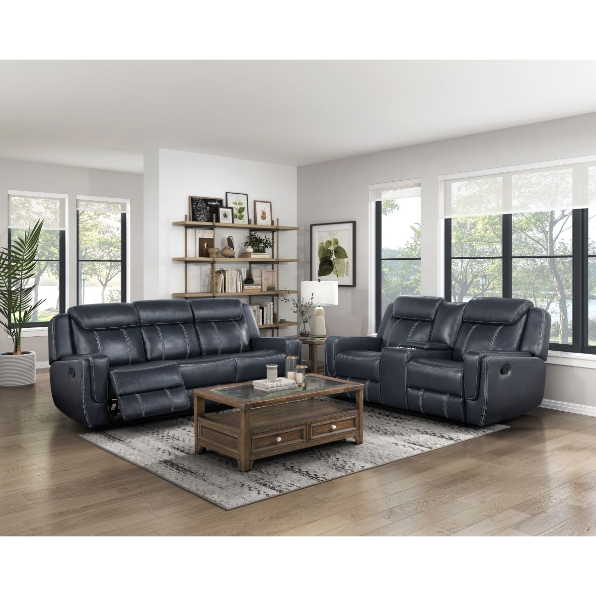 Littleton - Double Reclining Loveseat With Center Console