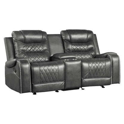 Putnam - Power Double Reclining Loveseat With Center Console, Receptacles And USB Ports