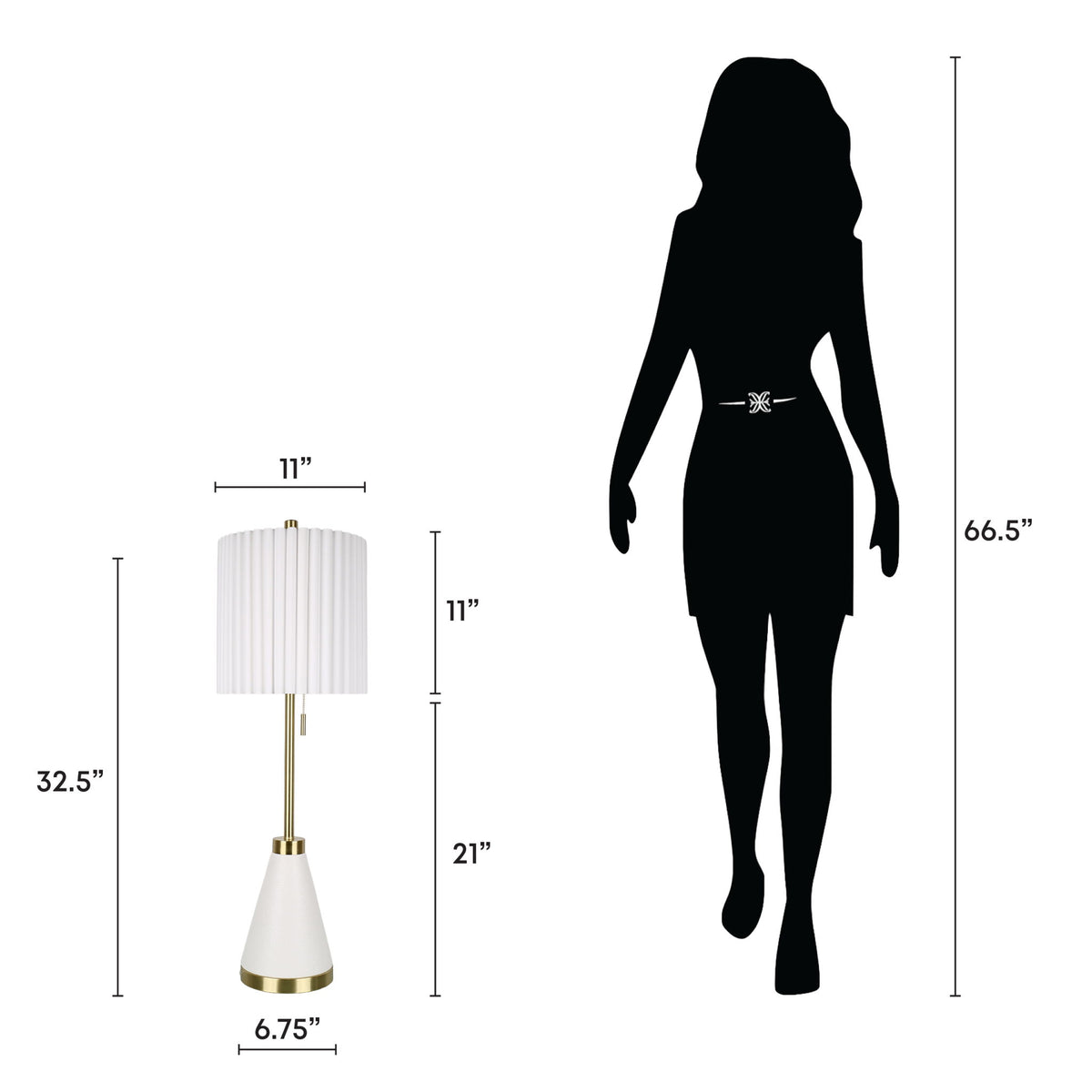 Gilded Cadence - 32 X 11 - Metal Buffet Lamp (Set of 2) - Textured White Pu Leather, Soft Gold