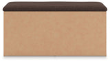 Kinlanni - Bedroom Upholstered Storage Bench - Tan / Brown