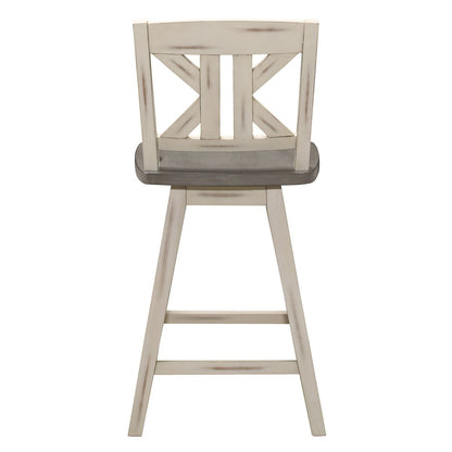 Amsonia - Swivel X-Back Counter Height Chair (Set of 2)
