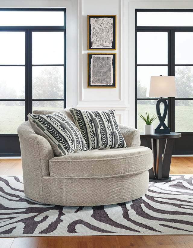 Furniture City - MS - Ashley Furniture - Calnita Living Room - Ottoman With Storage / Sisal - 2050211