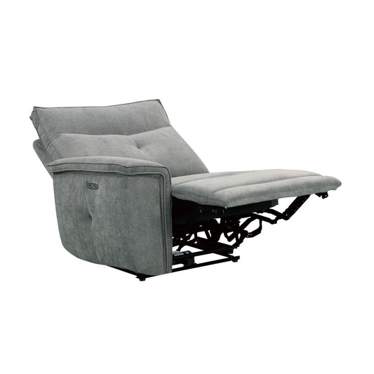 Tesoro - 3 Piece Power Double Reclining Loveseat - Dark Gray