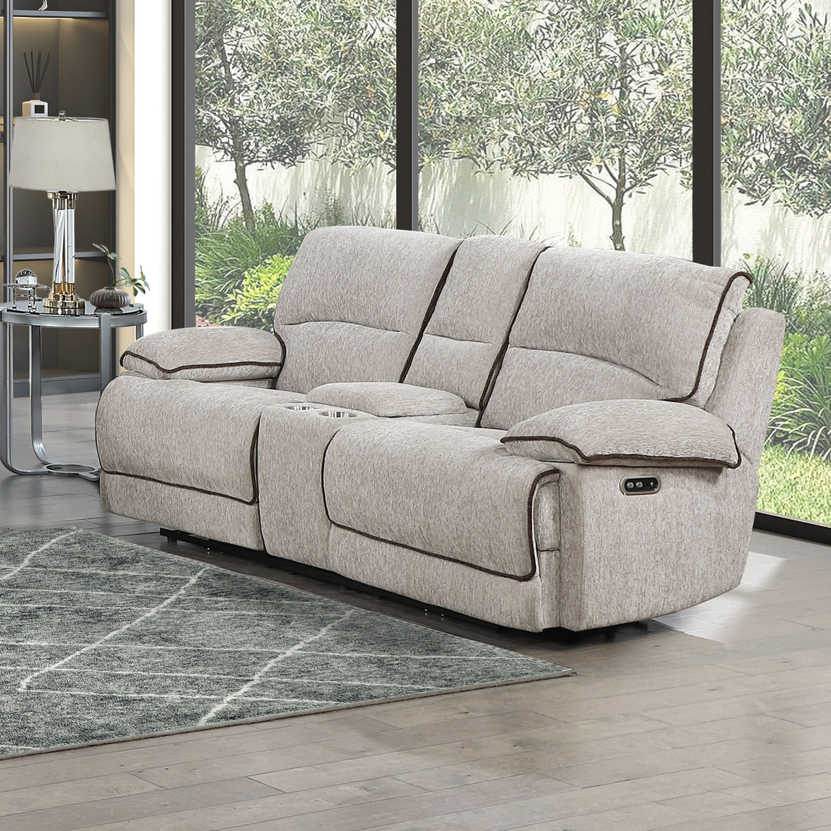 Camden - Dual Reclining Console Loveseat