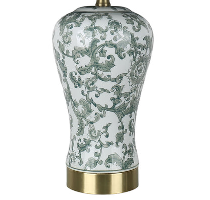 Sage Conservatory - 26 X 15 - Ceramic Table Lamp (Set of 2) - Sage Botanical Chinoiserie