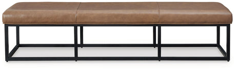 Joston - Accent Bench - Caramel