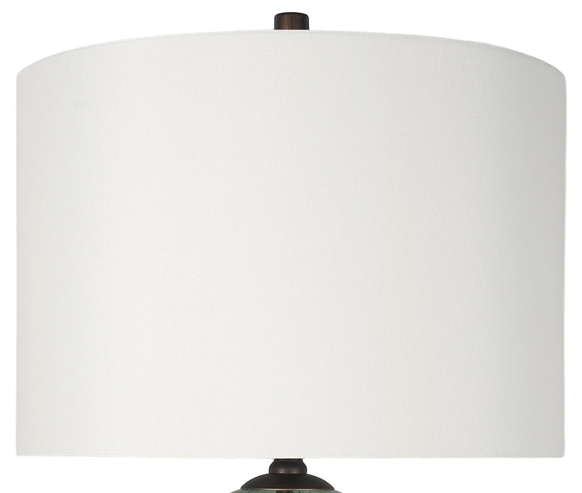 Willow Reverie - 28 X 16 - Ribbed Glass Table Lamp (Set of 2) - Sage Green Ribbed Glass