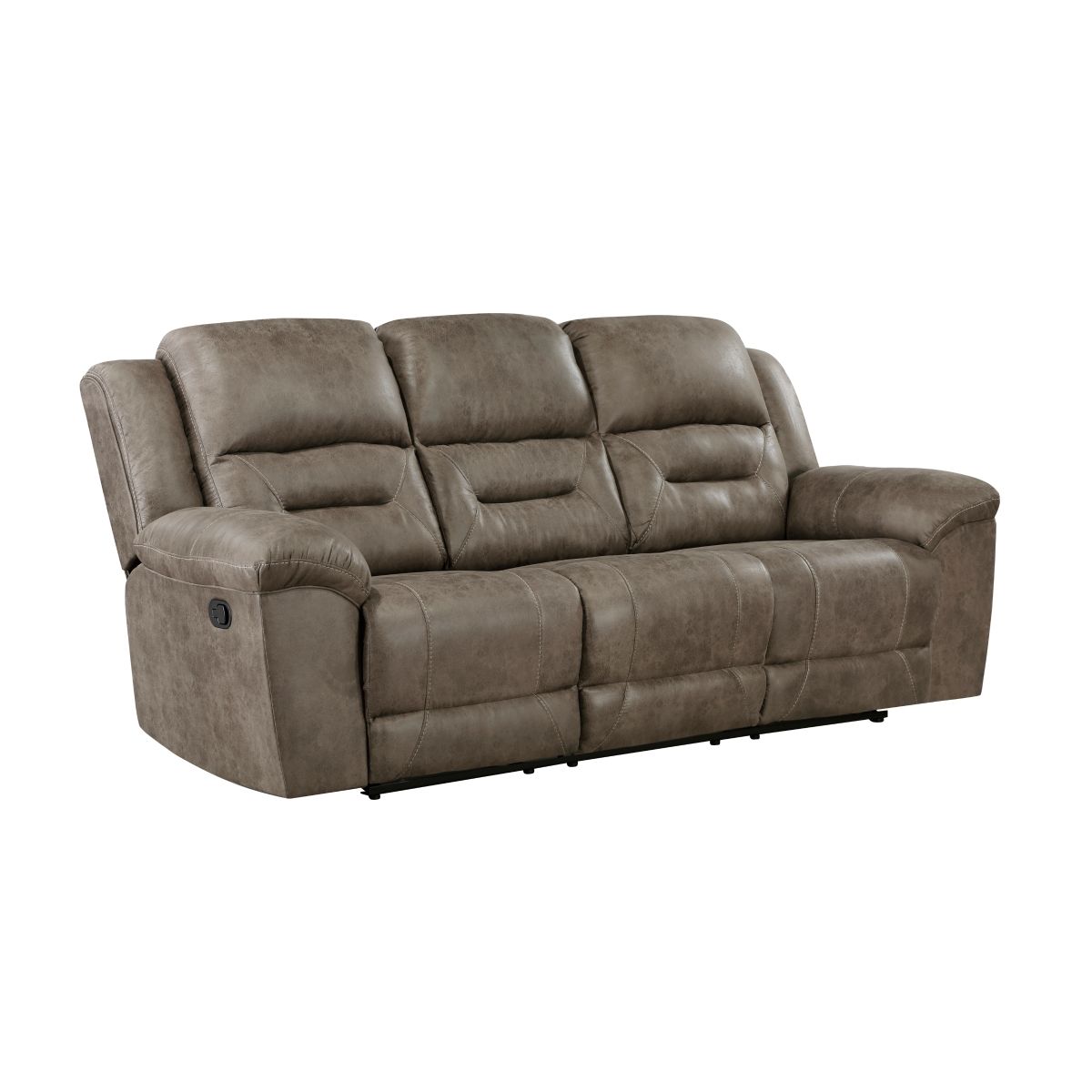 Hazen - Double Reclining Sofa - Brown