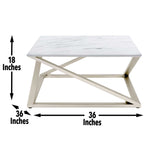 Zurich - Table With Faux Marble Top