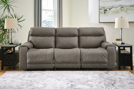 Furniture City - MS - Ashley Furniture - Starbot Sectional - 3-Piece Power Reclining Sectional Sofa / Fossil - 23501S3