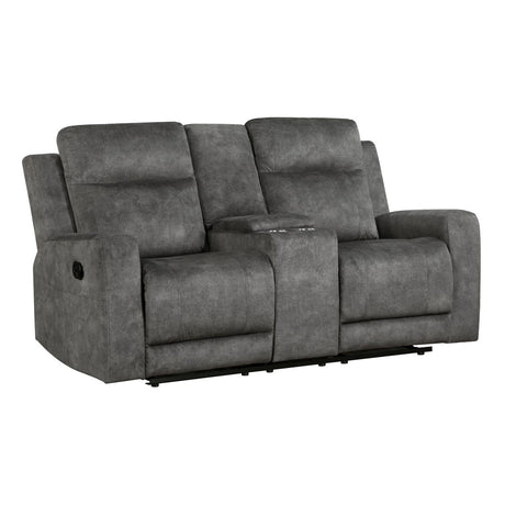 Muncie - Sofa & Loveseat - Dark Gray