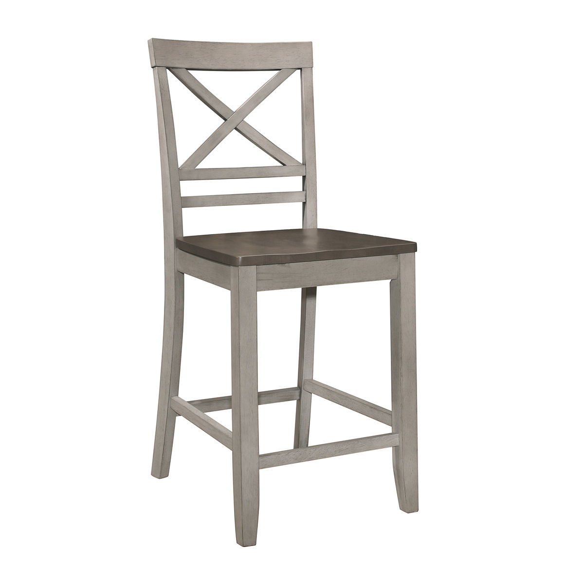 Brightleaf - 5 Piece Dining Room Set (Table & 4 Side Chairs) - Gray