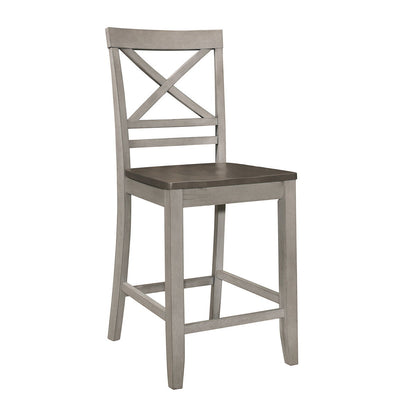 Brightleaf - 5 Piece Dining Room Set (Table & 4 Side Chairs) - Gray