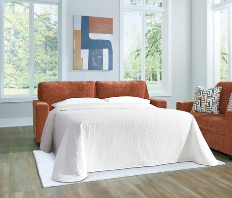 Furniture City - MS - Ashley Furniture - Aviemore Living Room - Queen Sofa Sleeper / Stone - 2430539