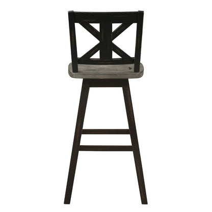 Amsonia - 29" Swivel X-Back Pub Height Chair (Set of 2)